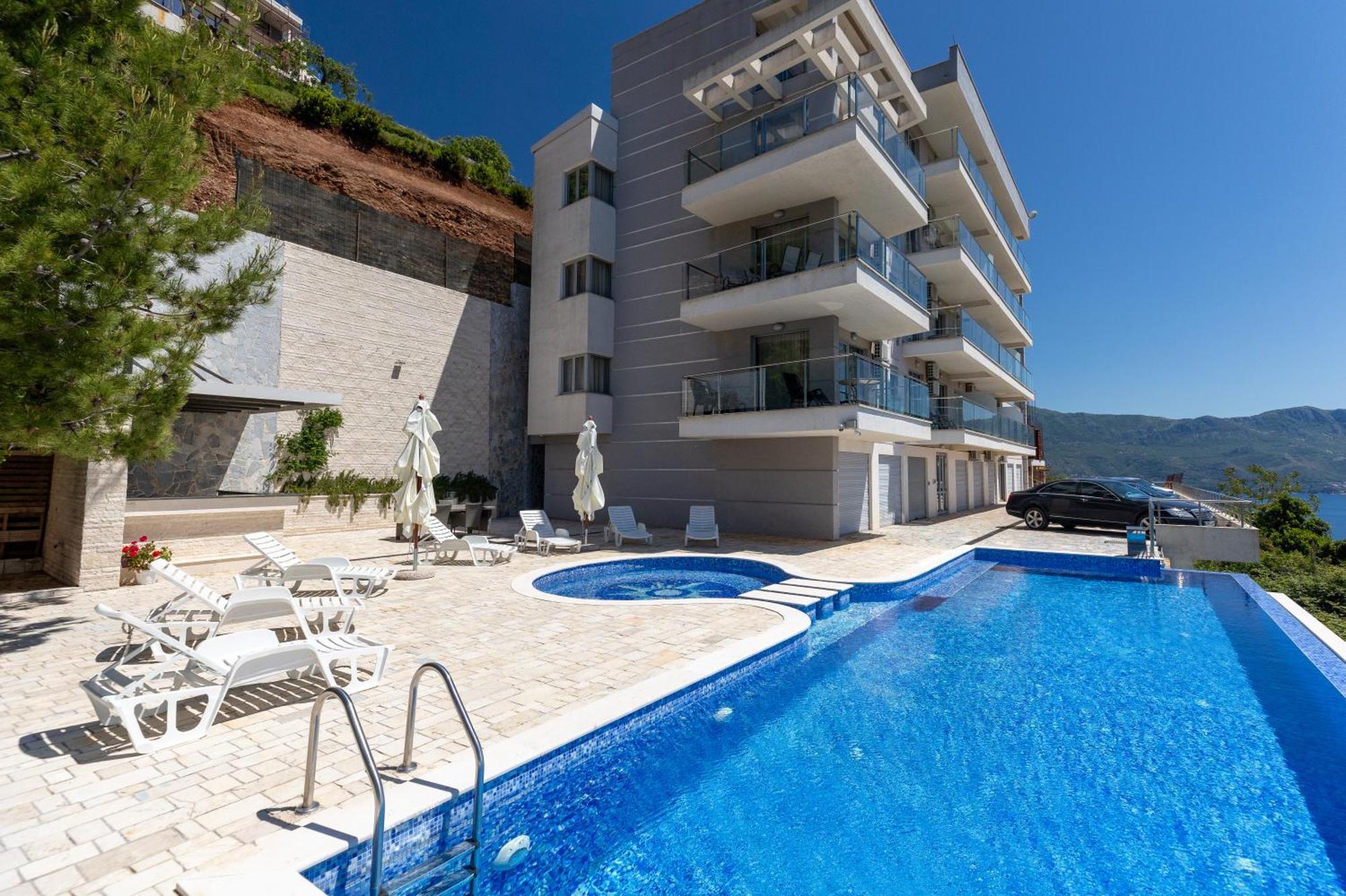 Altezza Premium Tophill View And Pool * Budva